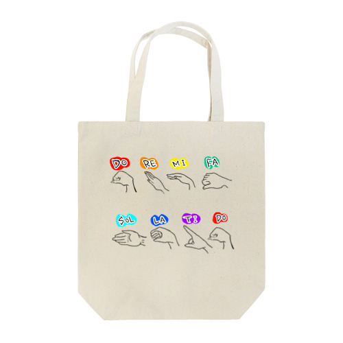 ドレミファハンドサイン Tote Bag