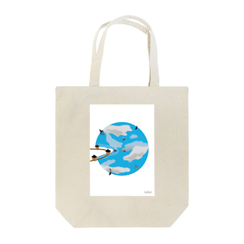 水たまりの地球 Tote Bag