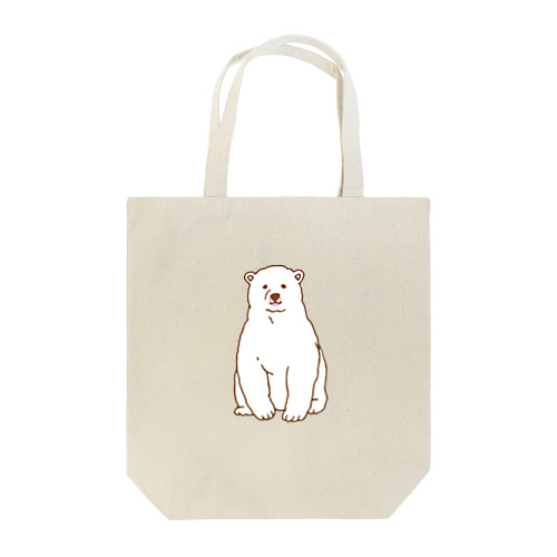 シロクマのもぐもぐさん Tote Bag