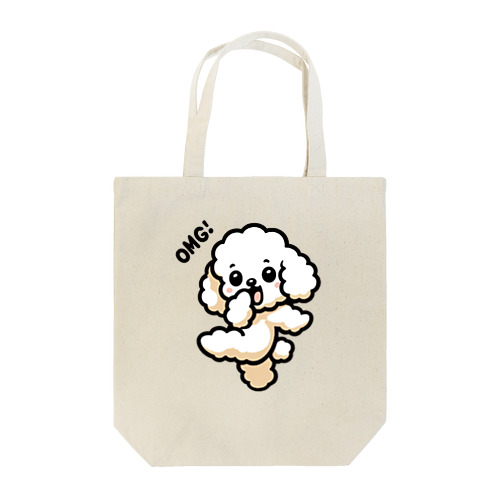 OMG DOG オーマイガ！トイプードルのぷぷる Tote Bag