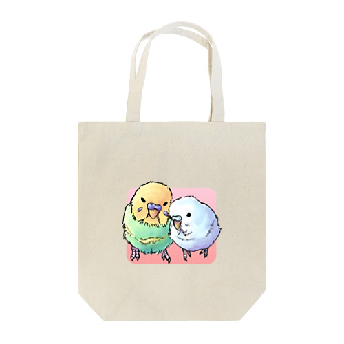 ひーちゃんとはく新イラストアイテム背景有 Tote Bag