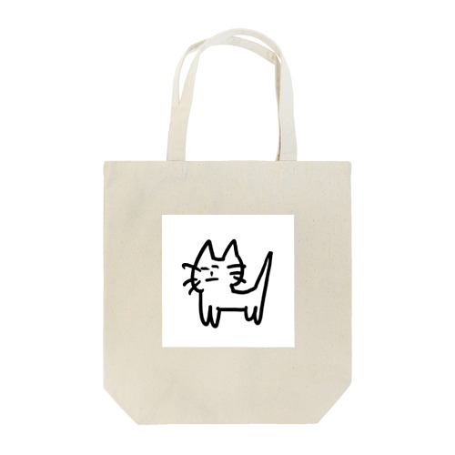 ネコの絵のトートバッグ Tote Bag