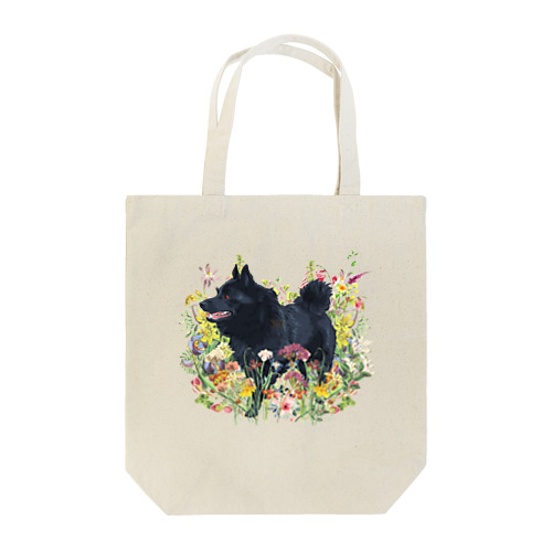 お花畑のスキッパーキ Tote Bag