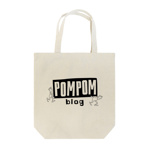 PomPomBlog Logo（black） Tote Bag