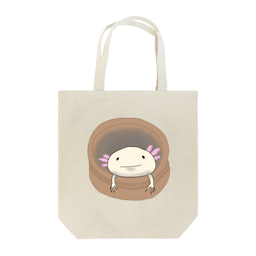 ウーパールーパーのグッズシリーズ𓆛 Tote Bag
