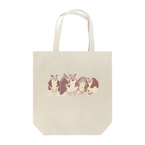 寄り添う　セスジキノボリカンガルー　達 Tote Bag