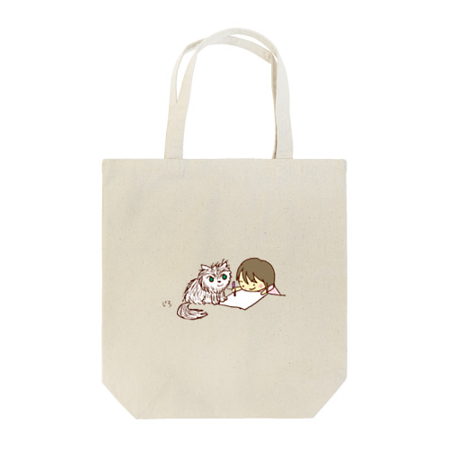 だーちゃんとちびっ子画伯 Tote Bag