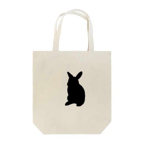 シルエットウサギ Tote Bag