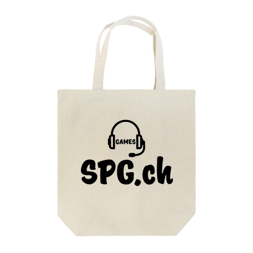 [公式]SPG.ch 黒文字 Tote Bag