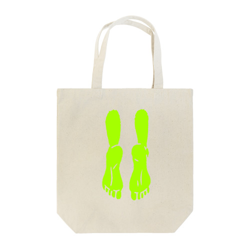 ぶらさがる/緑 Tote Bag