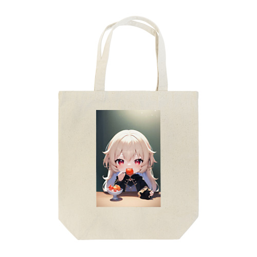 フルーツ食べるかわいい娘 Tote Bag