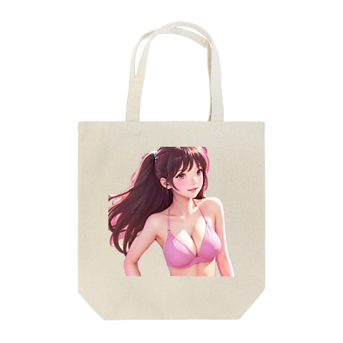 ピンクの水着 Tote Bag