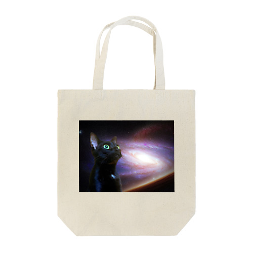 space cat Tote Bag