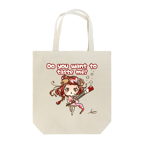 ワタシヲタベテ（do you want to test me？🍎） Tote Bag