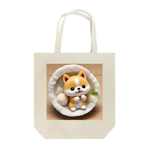 おむすび三角顔のしばちゃんワンプレート Tote Bag