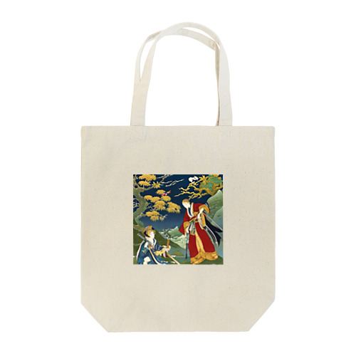 藍と緋 Tote Bag