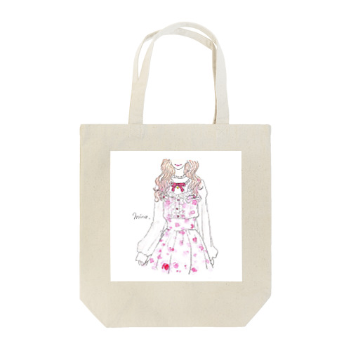 お花ワンピース Tote Bag