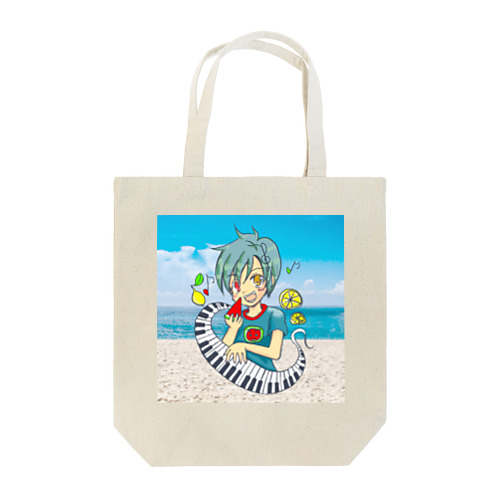 スイカとピアノが大好きな少年 Tote Bag