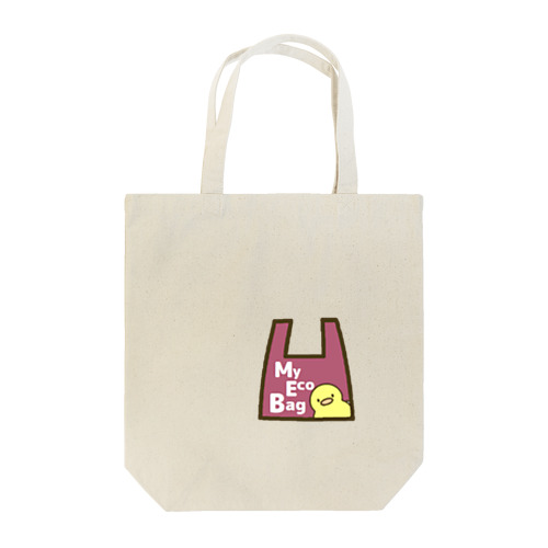 エコバッグぴよのマイエコバッグ(バッグ型) Tote Bag