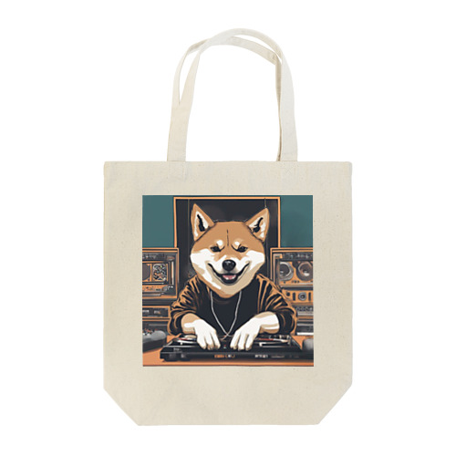 DJ Shiba Inu Tote Bag