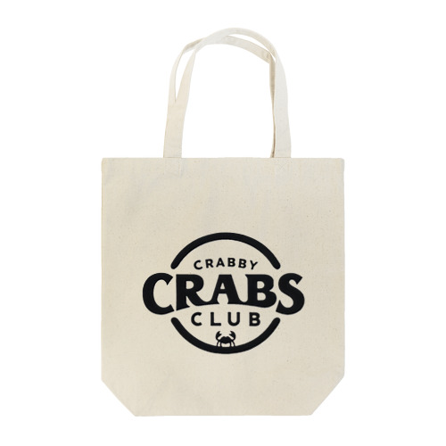 CRABBY CRABS CLUB シンプルロゴ Tote Bag