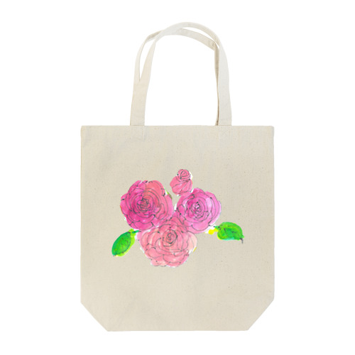 薔薇の花 トートバッグ