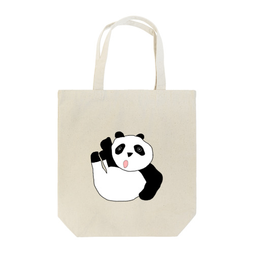 ぱんだ「みんなこの指とーまれ」とーと Tote Bag