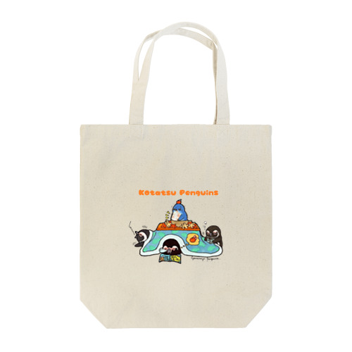 コタツとミカンとぺんぎん Tote Bag