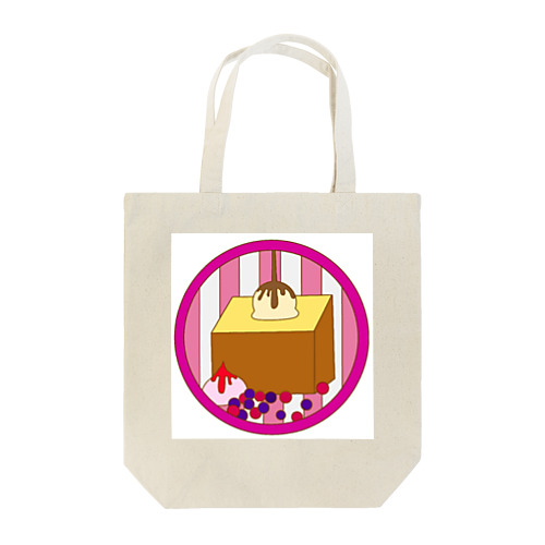 フレンチトースト  ピンクストライプ Tote Bag