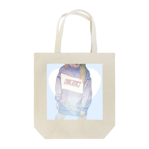 ぶるー。 Tote Bag