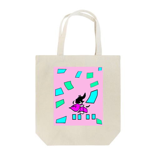 競技かるた　ピンク Tote Bag