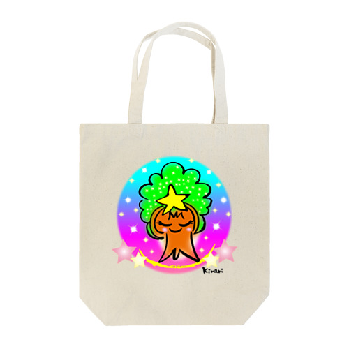 モックン虹色 マルサイズ Tote Bag