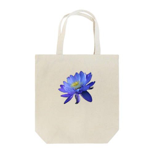 青色と白色の蓮 Tote Bag
