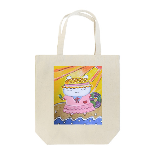 夏が待ち遠しい女の子。 Tote Bag