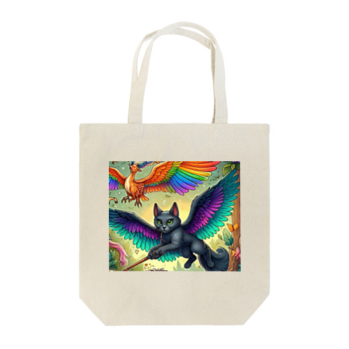 黒猫の魔法使い Tote Bag