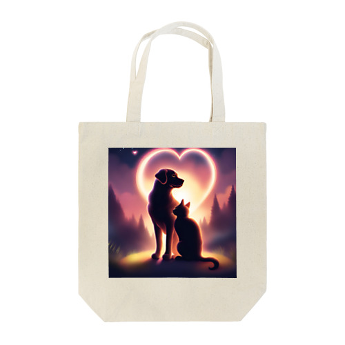 Love Cat & Dog Tote Bag