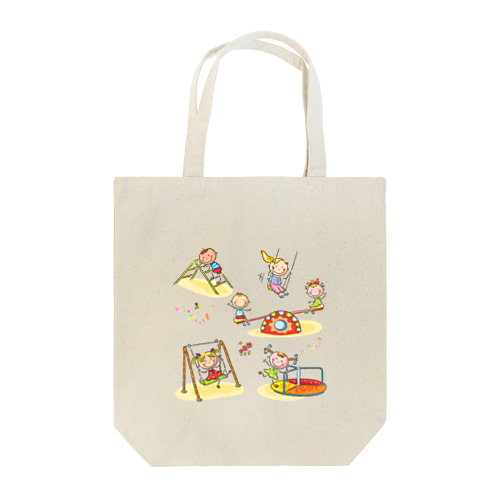 自然の中で楽しい時間 Tote Bag