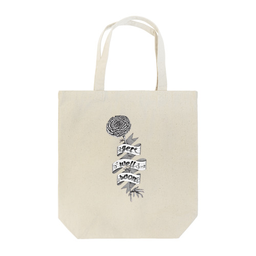 Get Well 一輪の花デザイン Tote Bag