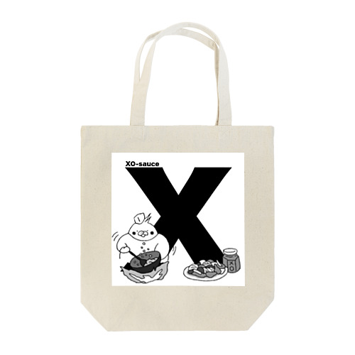 ふくよかオカメのイニシャルグッズ【X】 Tote Bag