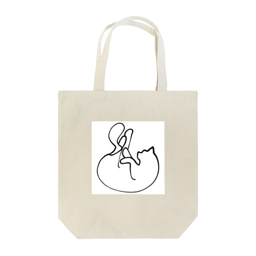 寝てる猫 Tote Bag