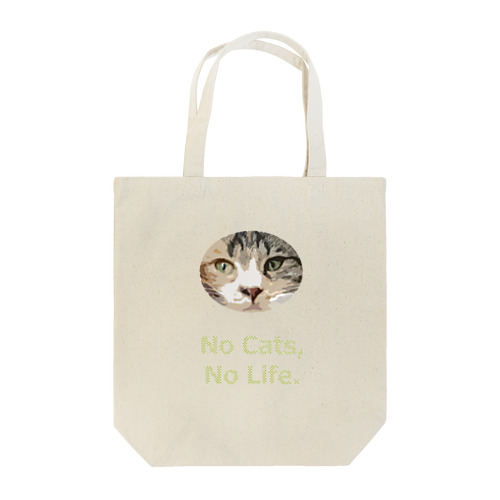 #05 No cats, No Life  トートバッグ