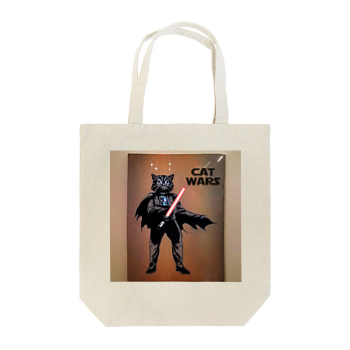 スター・ウォーズ風な『CAT WARS』 Tote Bag