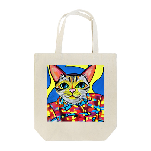 ファンキーcat Tote Bag