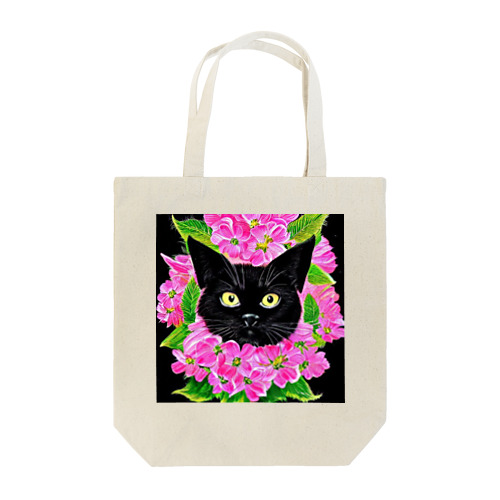 フラワーライオン Tote Bag