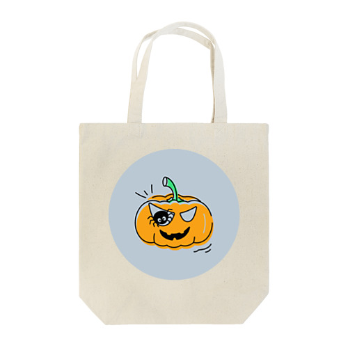 かぼちゃ、クモ、ハロウィン、絵文字 Tote Bag