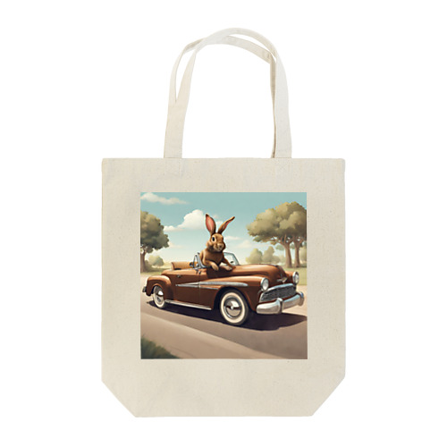 アメ車うさぎ Tote Bag