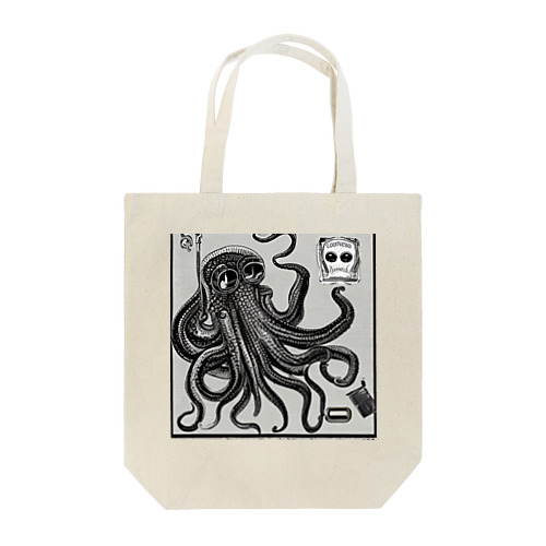 クレイジーオクトパス Tote Bag