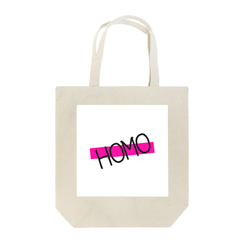 HOMO ブランドロゴ Tote Bag