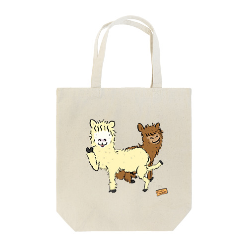 アルパカ　ココ＆テディ  Tote Bag