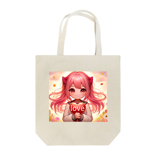 Cute girl Momoko-chan Tote Bag